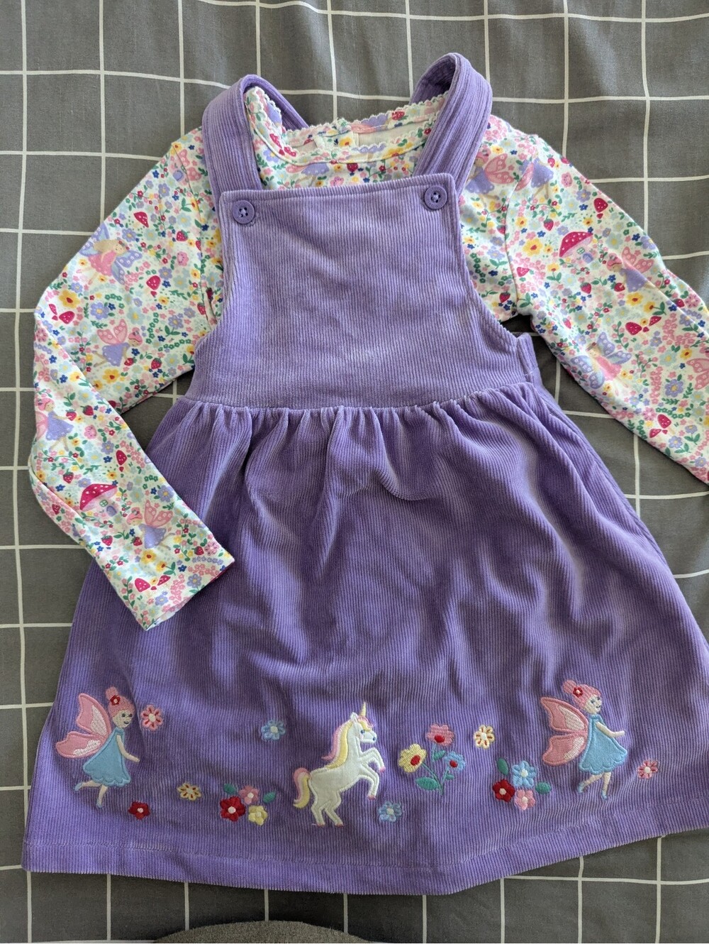 JoJo fairies outfit pinnie dress and top